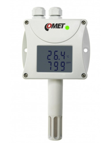 Transmetteur de température, humidité et CO2 avec interface RS485