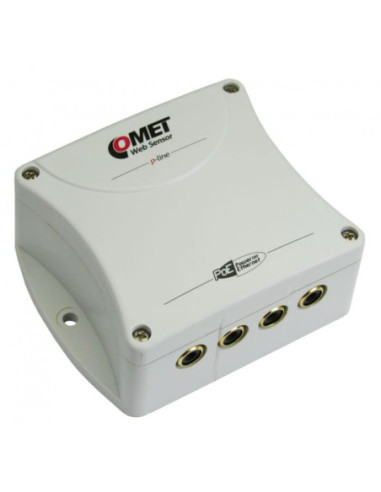Web Sensor avec PoE - quatre canaux thermomètre hygromètre déporté