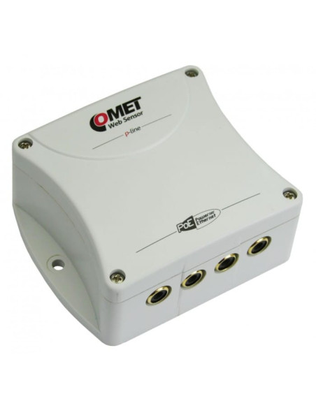 Web Sensor avec PoE - quatre canaux thermomètre hygromètre déporté