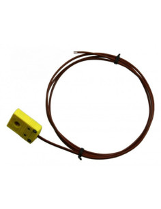 Câble de rallonge thermocouple connecteur femelle "K", 4 mètres