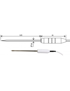 Sonde de température 2061-250/E, connecteur ELKA, câble 2 mètres