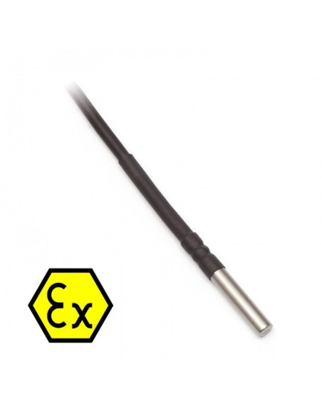 Sonde de température Pt1000TG8Ex/M, connecteur MiniDin, pour zone ATEX II