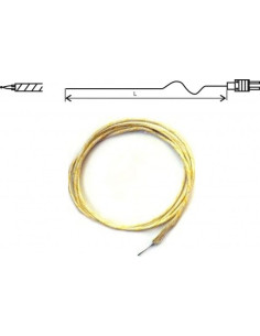 Sonde filaire thermocouple "K", GD1250, sans connecteur