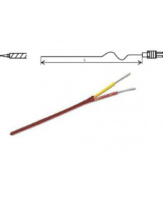 Sonde filaire thermocouple « K », GD700, sans connecteur, 3 mètres