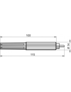 Sonde numérique de température/humidité pour WebSensor "p-line", connecteur CINCH, insertion directe 2