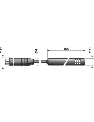 Sonde numérique ultra fine de température/humidité