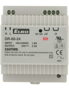 Alimentation 24Vdc pour rail DIN 35mm
