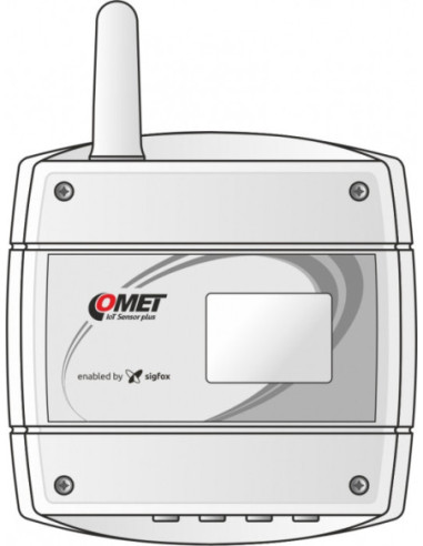 Capteur de température sans fil IoT pour 4 sondes Pt1000 externes avec connecteur CINCH, alimenté par Sigfox