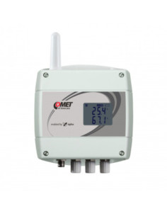Capteur de température sans fil IoT pour 4 sondes Pt1000 externes avec connecteur ELKA, alimenté par Sigfox