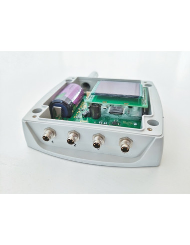 Capteur de température sans fil IoT pour 4 sondes Pt1000 externes avec connecteur ELKA, alimenté par Sigfox