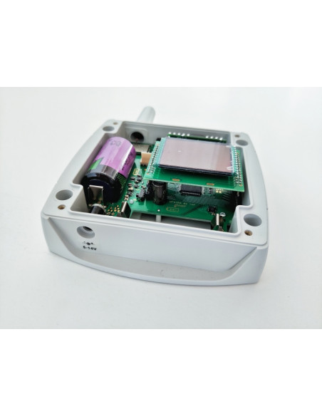 Capteur IoT sans fil de température et de CO2, alimenté par Sigfox