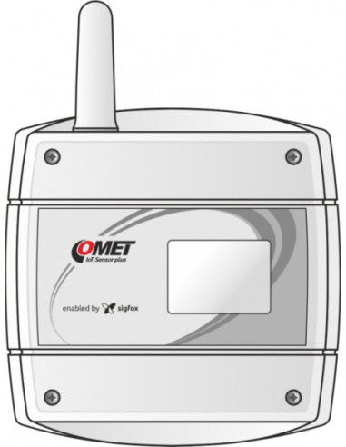 Capteur IoT sans fil de température et de CO2, alimenté par Sigfox