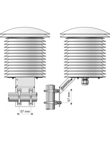 COMETEO Écran de thermomètre professionnel pour capteur de station météorologique