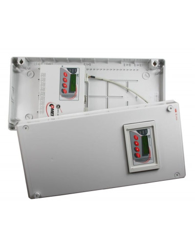 Enregistreur de données MS6D dans un boîtier de protection IP54 avec borne de connexion sur le couvercle