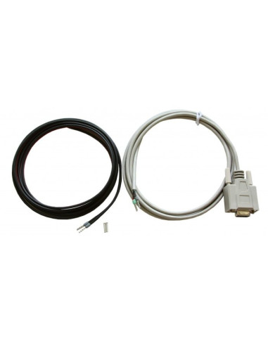 Jeu de câble d'alimentation et câble RS232 pour connexion modem GPRS à l'enregistreur G0241