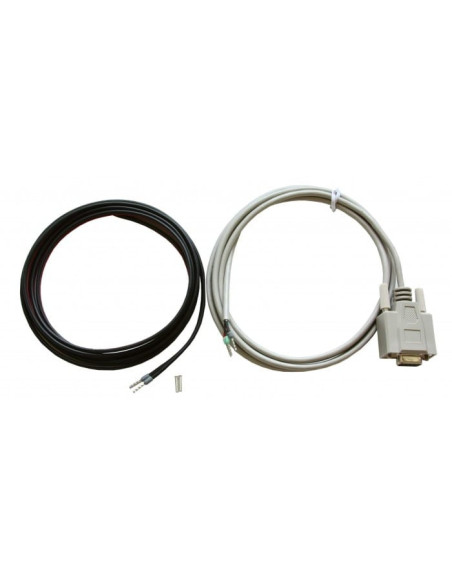 Jeu de câble d'alimentation et câble RS232 pour connexion modem GPRS à l'enregistreur G0241