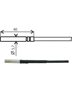 N1ATG8/C, sonde de température avec capteur Ni1000, câble 1 m