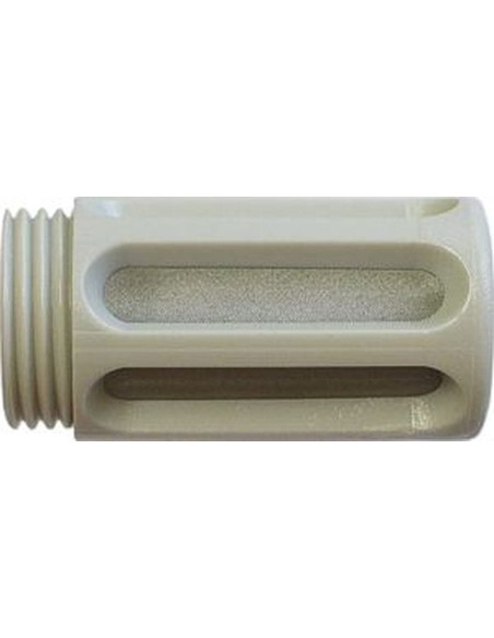 Protection de capteur en plastique avec filtre en acier inoxydable (gris)