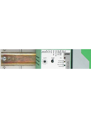 Rail DIN 35mm/226mm de longueur avec vis