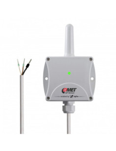 Thermomètre sans fil avec capteur intégré et avec entrée de tension, IoT Sigfox