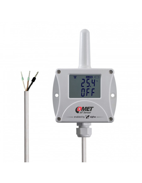Thermomètre sans fil avec deux entrées à deux états, Sigfox IoT