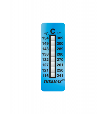 Ruban thermomètre 8 températures Thermax THC8