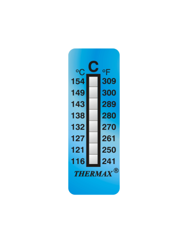 Ruban thermomètre 8 températures Thermax THC8