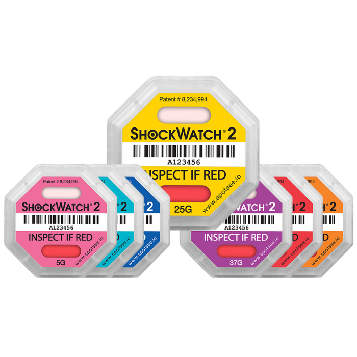 ShockWatch 2 indicateur de choc visuel